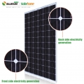 Panel surya bifacial Bluesun panel surya monokristalin kaca ganda 390w panel bipv efisiensi tinggi