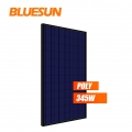 Modul PV Bluesun Panel Surya Polikristalin 345W 345Watt 345 W Panel Surya Hitam Untuk Rumah