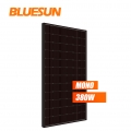 Bluesun Modul PV Hitam Efisiensi Tinggi Mono 380W 380Watt 380Wp 380 W Panel Surya