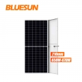 Bluesun High Power 210mm 650W 660W 670Watt Panel Surya Setengah Sel Panel Surya Perc