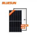 bluesun 54-sel bingkai hitam panel surya 425watt 182mm panel surya sel surya modul PV 425W
