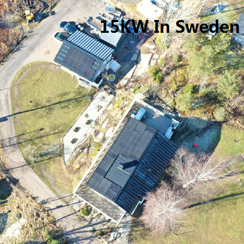 Tata Surya Bluesun 15KW Di Swedia
