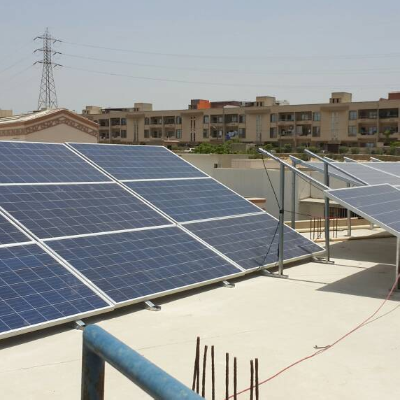 Sistem solar hibrida 6kw di pakistan untuk perumahan