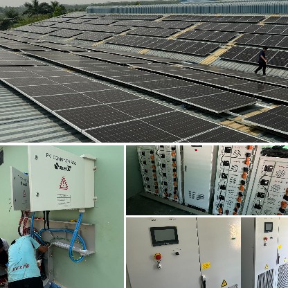 Sistem penyimpanan energi 240KW di Myanmar
