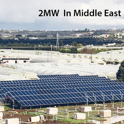 Pembangkit listrik tenaga surya 2 mw di timur tengah