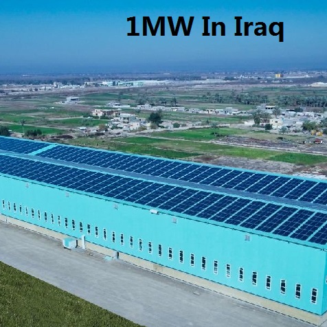 Bluesun Solar 1MW Solar Plant Di Irak