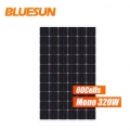 Bluesun Efisiensi Tinggi 320w Bifacial Panel Surya Efisiensi Tinggi 320 watt Panel surya bifacial
