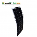 Bluesun panel surya fleksibel terbaik 50w 80w 160w ETFE panel surya fleksibel