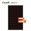 Bluesun Eropa gudang panel surya bebas pajak320 watt semua mono hitam 320w panel surya silikon hitam penuh