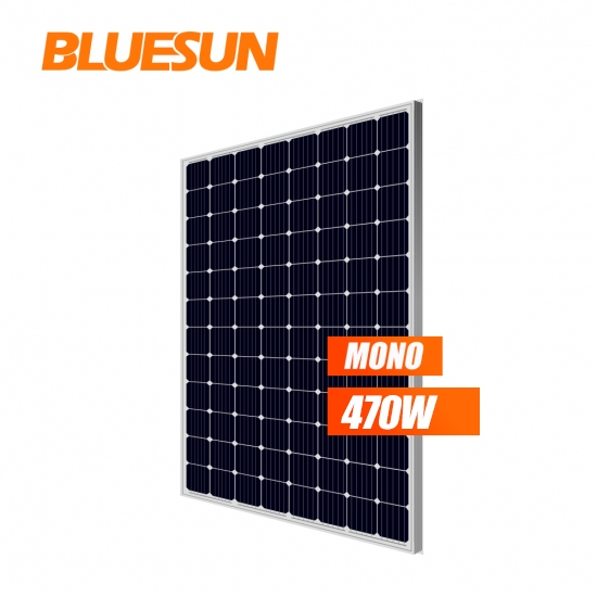 Bluesun 2018 New Design High Efficiency 5BB 470watt 500 watt Solar Panel Mono 470w 500w