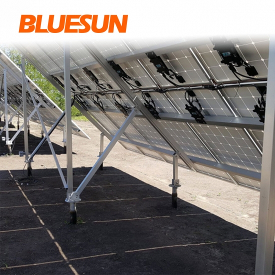 Solar Flat Roof Mounting Structure Systems