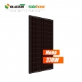 Bluesun Panel Solar Monocrystalline Bingkai Hitam Penuh 370Watt 370Wp 370 W PV Module
