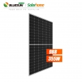 Bluesun Perc Mono Solar Panel 355W 355Watt Half Cell 355Wp Half Cut Monocrytalline Solar Panel PERC Untuk Dijual