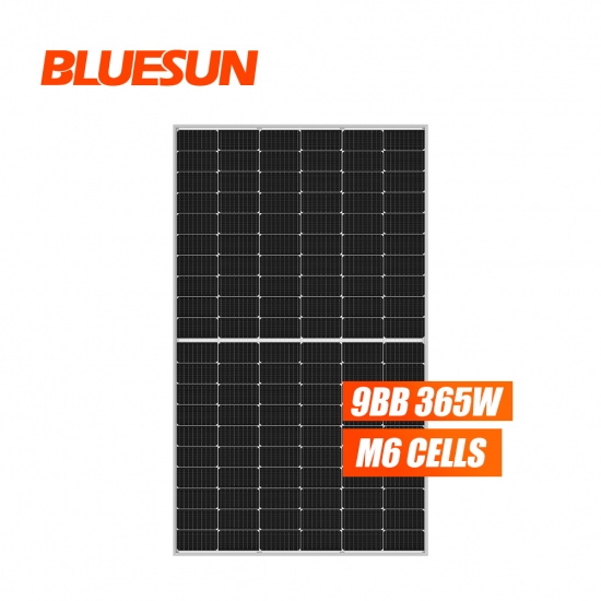 Bluesun 166mm 365w half cut mono solar panel