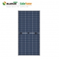 Bluesun UL Certificate Bifacial Solar Panel Teknologi MBB 460W Panel Surya Kaca Ganda
