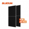 Bluesun Low LCOE Mono Setengah Sel Surya 420w Perc PV Module 420Watt Paneles Solares