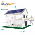 bluesun 1MW 2MW 3MW hybrid off grid desain pembangkit energi tenaga surya untuk proyek EPC
