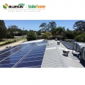 Bluesun Solar Half-Cell PV Module Kaca Ganda Polycrystalline 340W 350W 355W Panel Surya Di Afrika