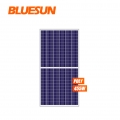 Bluesun Solar Half-Cell PV Module Kaca Ganda Polycrystalline 340W 350W 355W Panel Surya Di Afrika