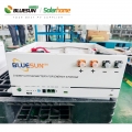 bluesun 51.2v 100ah baterai lithium solar lifepo4 tegangan rendah dengan sertifikasi
