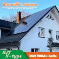 BLUESUN Shingled Mono 585 watt panel surya Tata Surya Instalasi Rumah
