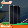 Bluesun baru efisiensi tinggi shingled panel surya bifacial N-Type Monocrystalline 700 watt panel surya
