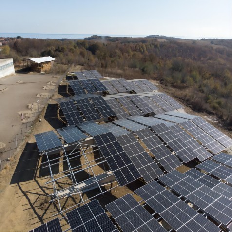 Bluesun 600kw on grid solar system in Bulgaria