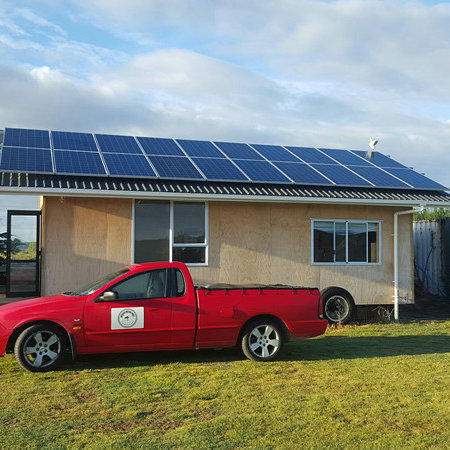 5kw off grid sistem surya di Selandia baru untuk perumahan