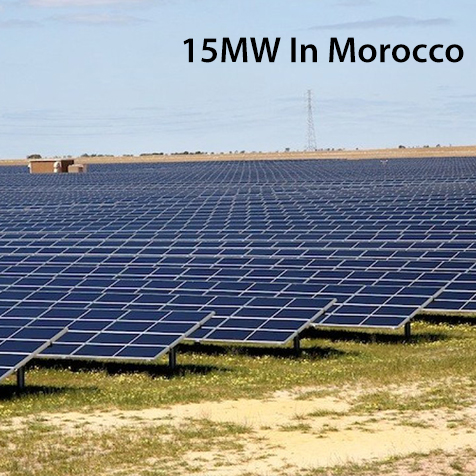 Pembangkit listrik tenaga surya 15mw di Maroko