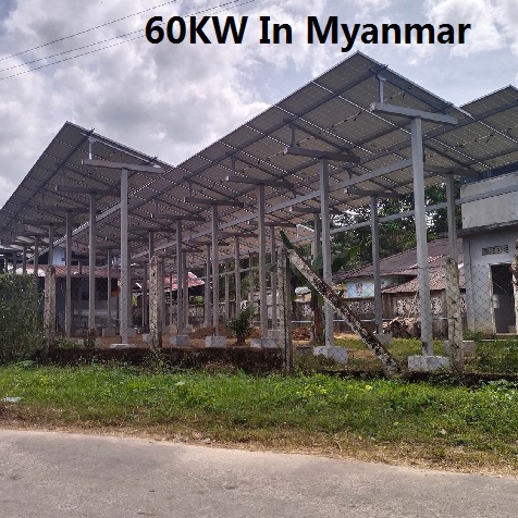 tata surya bluesun 60KW di myanmar